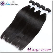 Preço de Fábrica não transformados Barato Cabelo Virgem Reta Cor Natural Duplo Costurado Pacote de Cabelo Trama